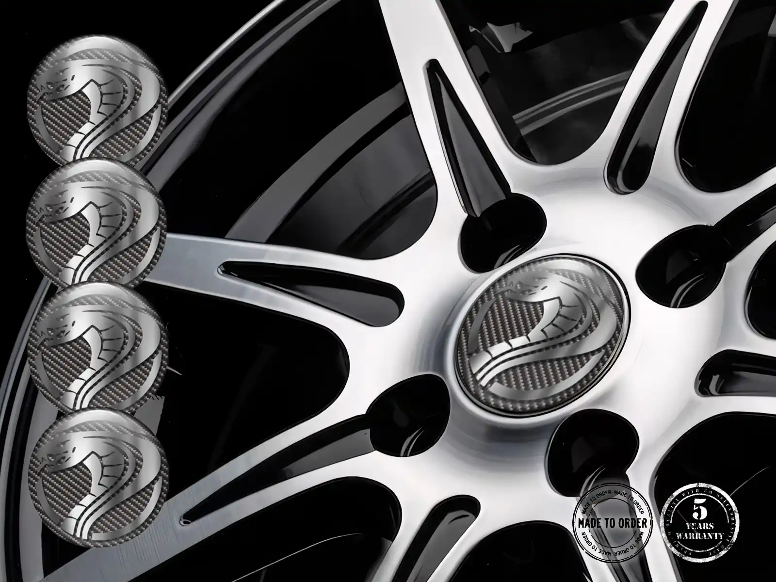 Wheel emblems Limited Edition Sleek Decals for Vehicles